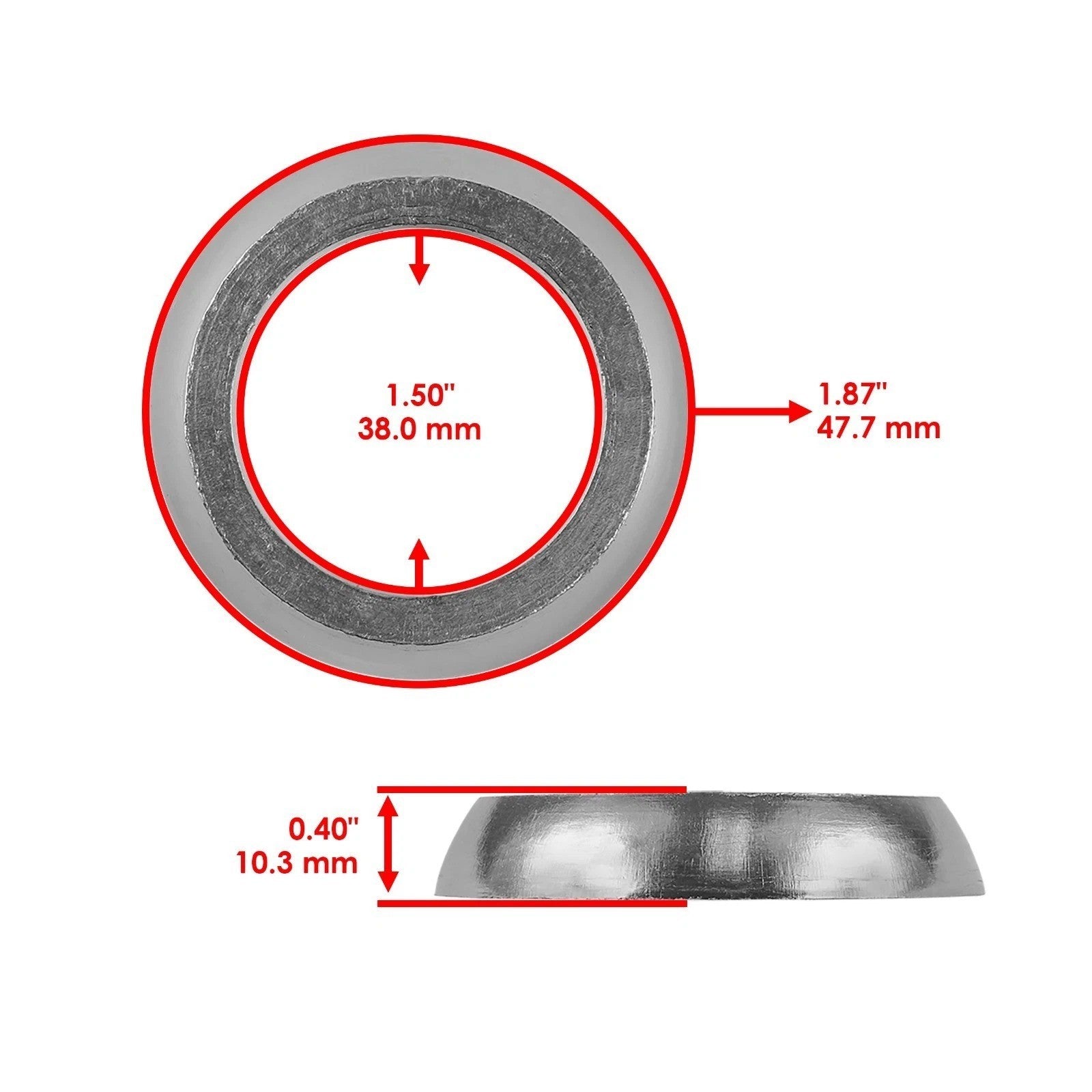 Exhaust Muffler Gasket Kit for Polaris Magnum 425 2X4 4X4 1997 1998