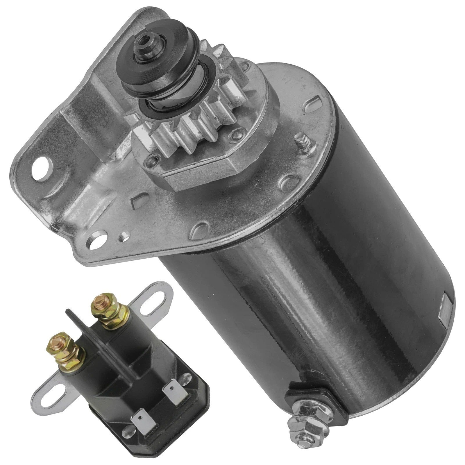 Caltric Starter And Relay For John Deere Tractor Lawn L100 D120 D110 D105 D100