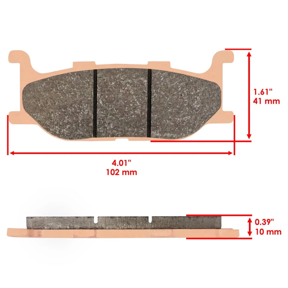 Front & Rear Brake Pads for Yamaha XVZ1300 Royal Star Venture 1999-2011 Sintered