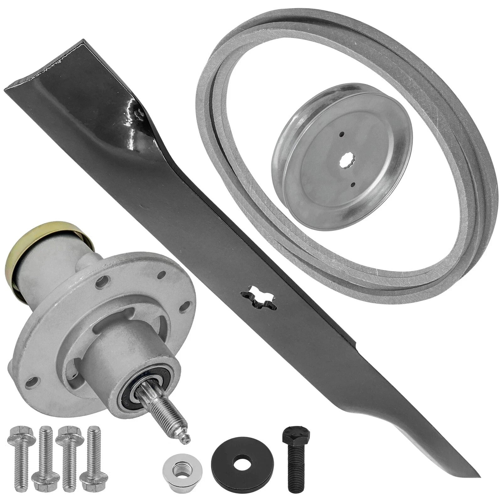 48" Deck Spindle Belt Blade Pulley For Husqvarna Z248F 539112170 539113425