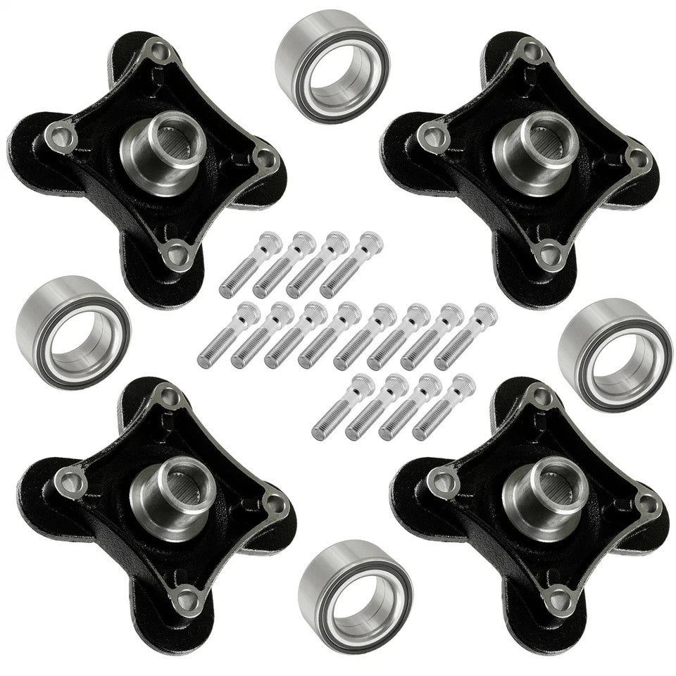 Front Rear Wheel Hub for Polaris RZR XP Turbo/RZR XP 4 Turbo 2018-21 w/ Bearing