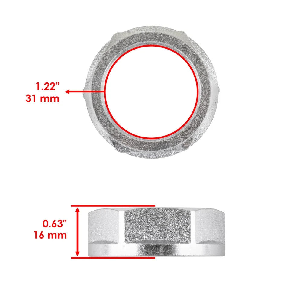 Rear Axle Nut Fits Honda TRX420TE TRX420TM  Rancher 420 2x4 ES 2007 2008 - 2013