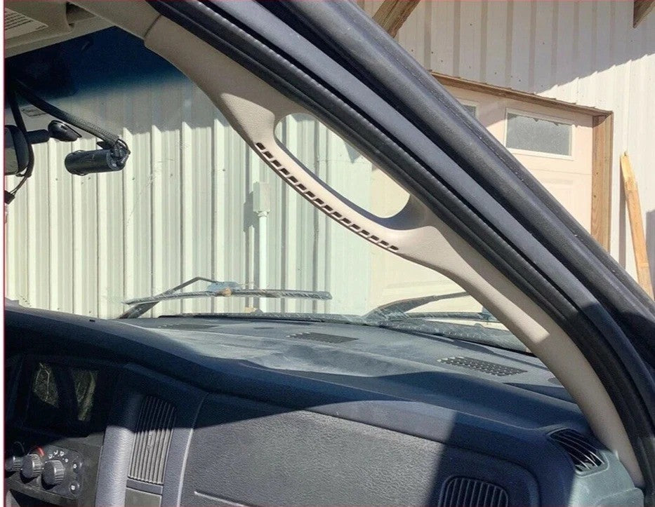 For 03-10 Dodge Ram RH Passenger Pull Grab Handle A Pillar Windshield Post Trim