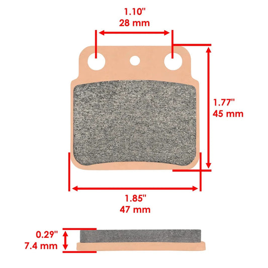 Brake Pads for Suzuki 400 LTZ400 LT-Z400 Quadsport Rear Brakes 2003-2011