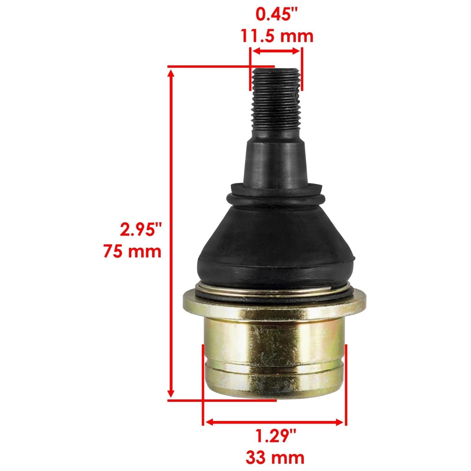 2 Lower Ball Joint for Kawasaki Prairie 650 KVF650 2002 2003