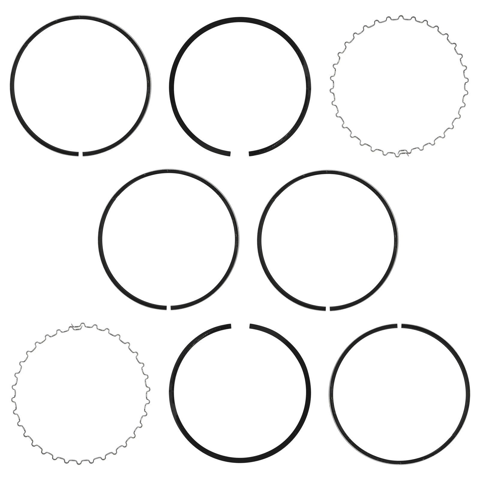 Caltric 13008-6025 Cylinder Piston Rings For Kawasaki