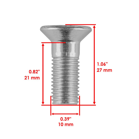 4x Rear Wheel Axle Sprocket Bolt & Nut For Honda Sportrex 400 TRX400EX 1999-2007