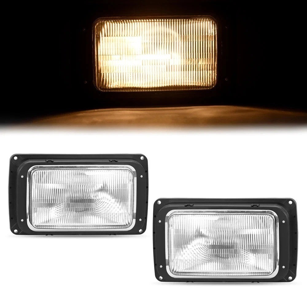 For Mack Headlights W/bulbs CH613 SFA Hood Trucks 1990-2017 Left+Right #21077000