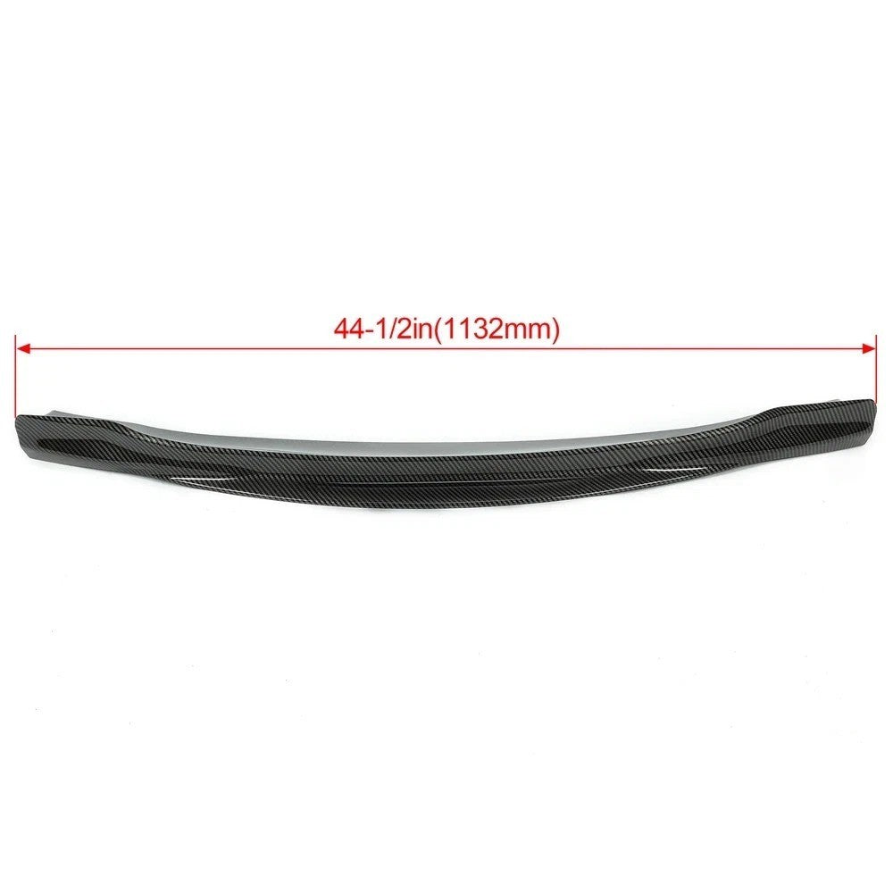 R Style For BMW F10 M5 2012-17 Carbon Fiber Style Front Bumper Chin Lip Splitter
