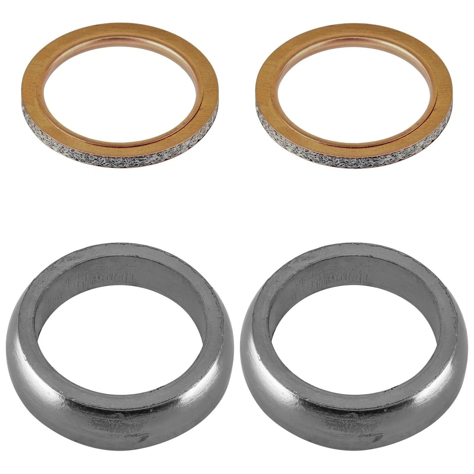 Exhaust Pipe Muffler Gaskets for Yamaha Rhino 700 YXR700F 4X4 Fi 2008-2013