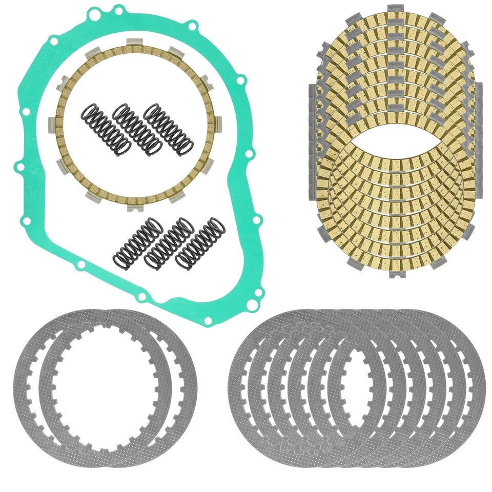 Clutch Friction Steel Plates Springs and Gasket Kit for Suzuki GSX-R750 2006-07