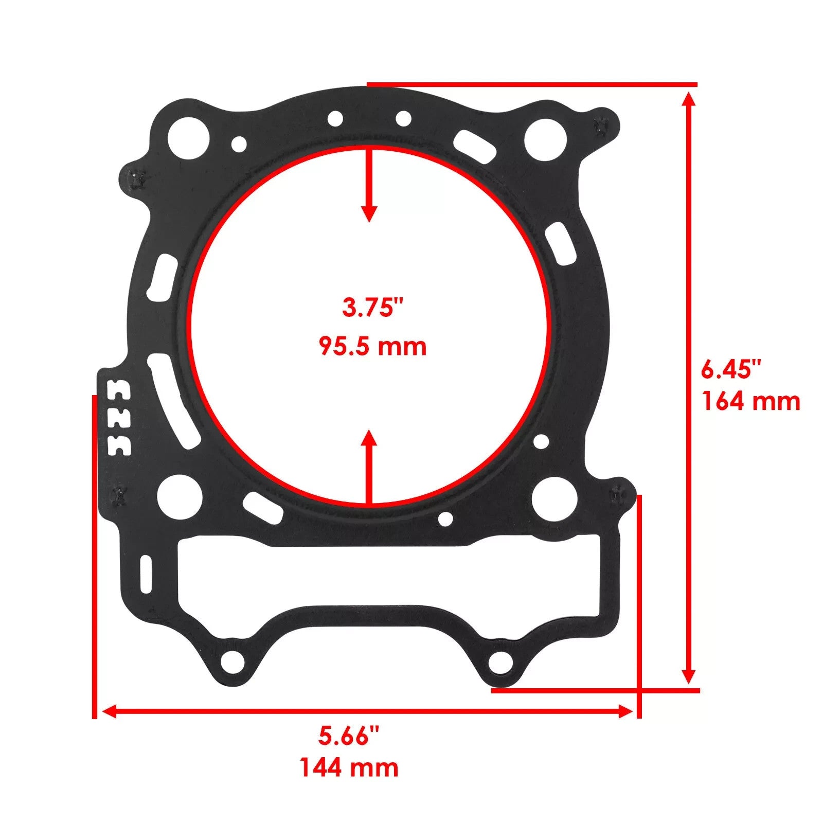 Cylinder Head Gasket fits Yamaha 2S2-11181-00-00