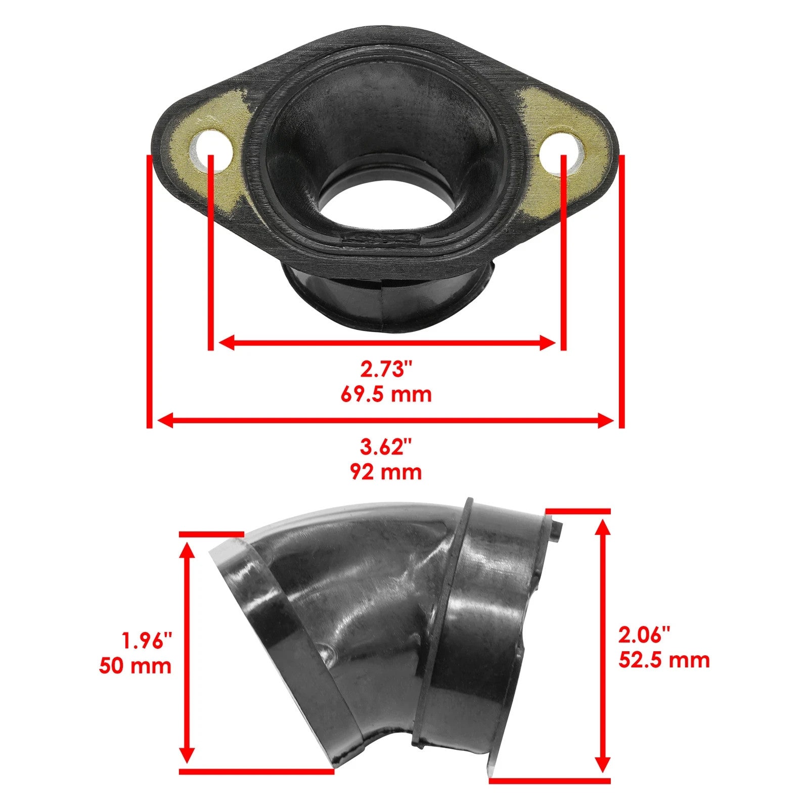 Carburetor And Intake Manifold Boot for Polaris Magnum 425 2X4 4X4 6X6 1995-1998