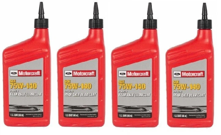 Ford Motorcraft ® SAE 75W-140 Synthetic Rear Axle Lubricant 4 Quart XY-75W140-QL