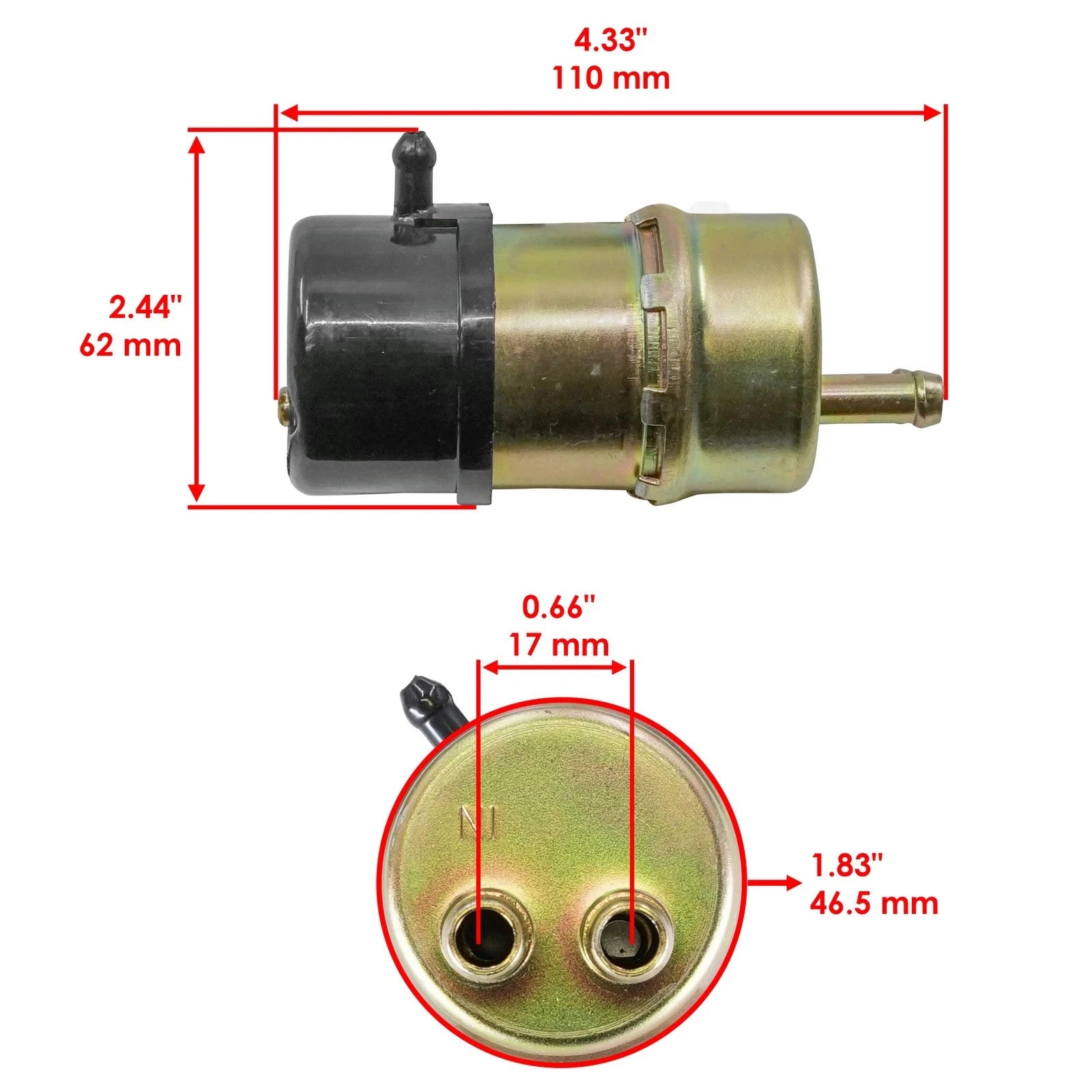Fuel Pump for Honda CBR600F4 CBR600 F4 1999 2000 / Fuel Pump 16710-MBW-003