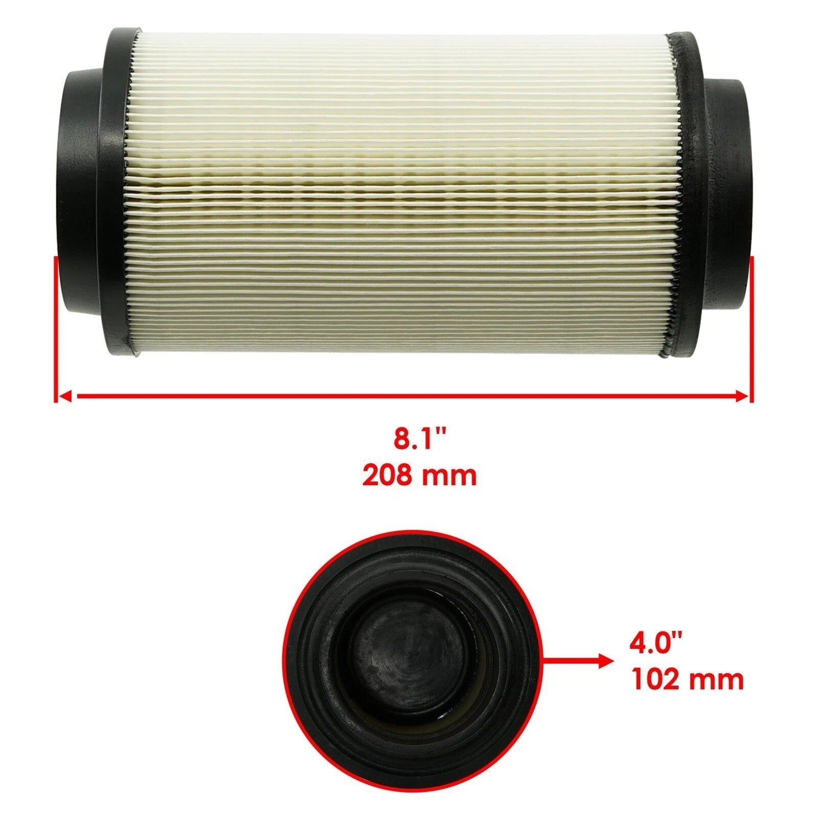 Air Filter w/Prefilter Intake Air Sleeve For Polaris Sportsman 850 2010-2018