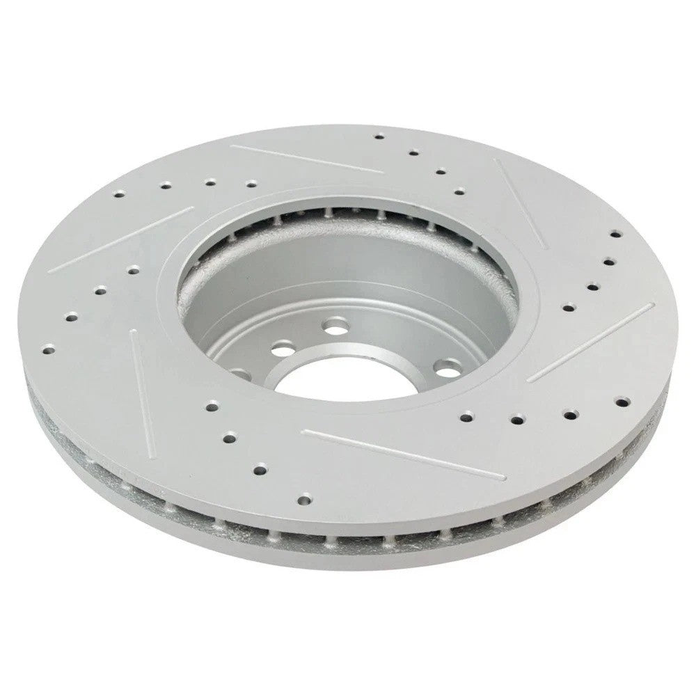 Performance Drilled Slotted Rotor & Ceramic Brake Pad Front Set for BMW