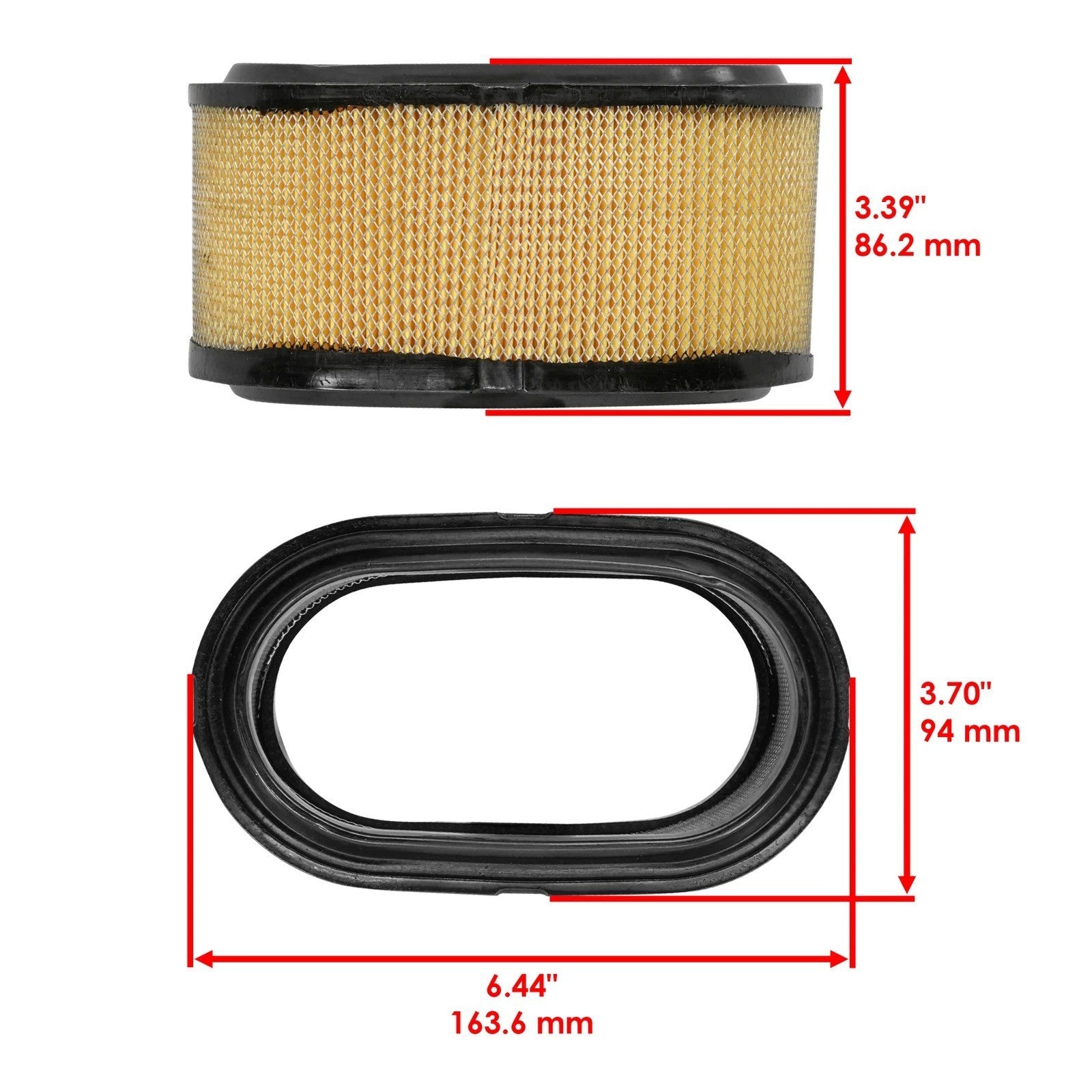 Caltric 1253118 Air Filter Cleaner For Polaris Big Boss 500 6X6 1998-1999