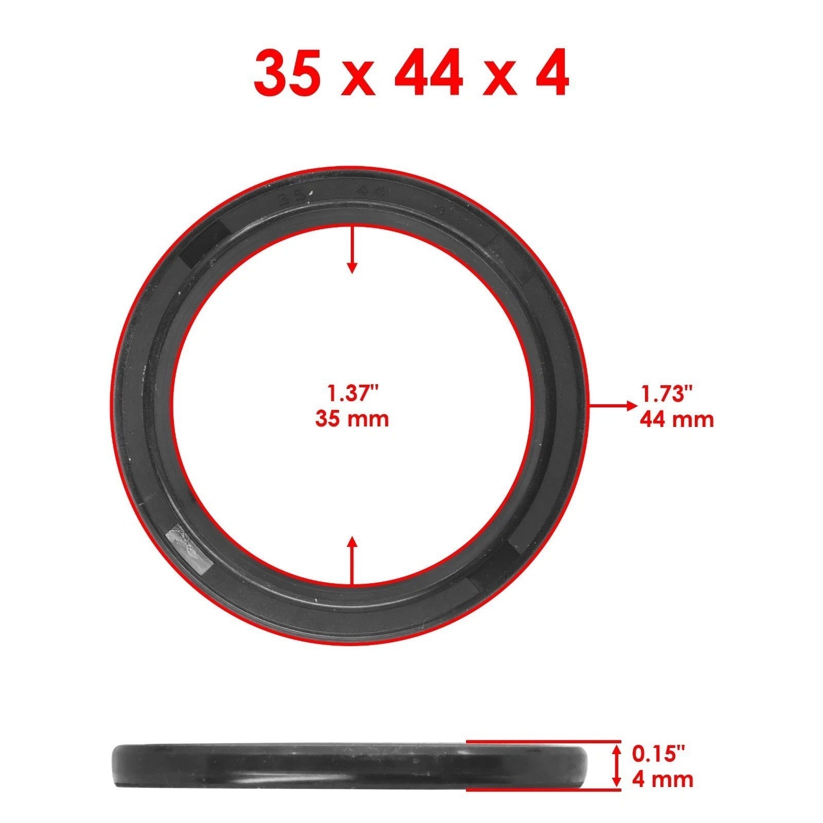 Caltric 93101-35001-00 Clutch Seal for Yamaha Grizzly 660 YFM660 2002-2008