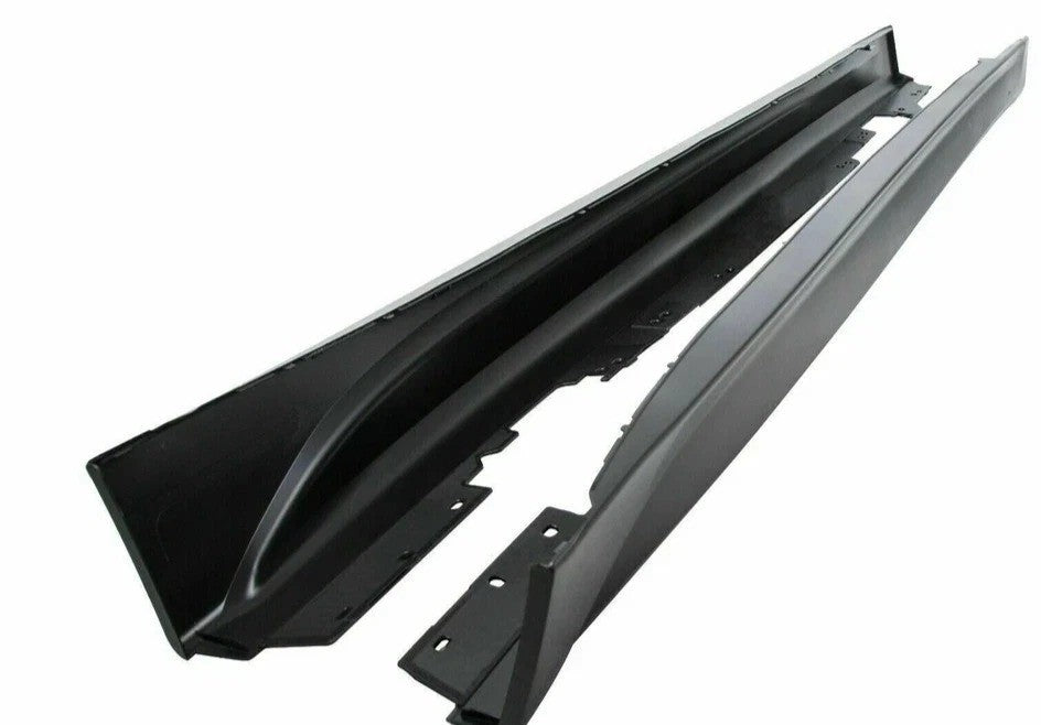 Pair Side Skirts Rocker Panels For 12-18 BMW F30 F31 3 Series Sedan F80 M Style