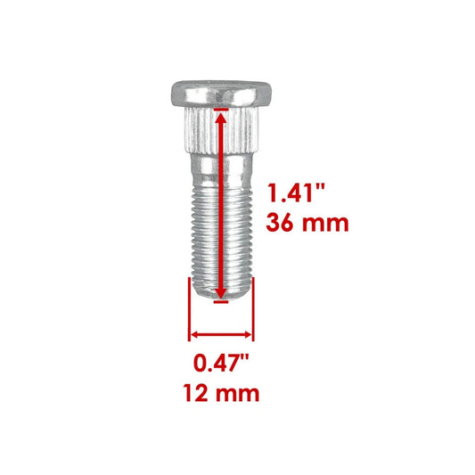4 Front or Rear Wheel Hub Stud Bolt Fits Kawasaki Teryx 750 KRF750 2008-2013