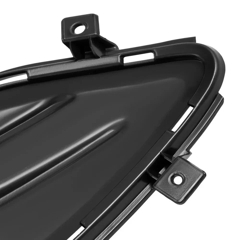 HECASA Front Bumper Fog Light Lamp Cover Bezel Passenger For Ford Edge 2019-2024