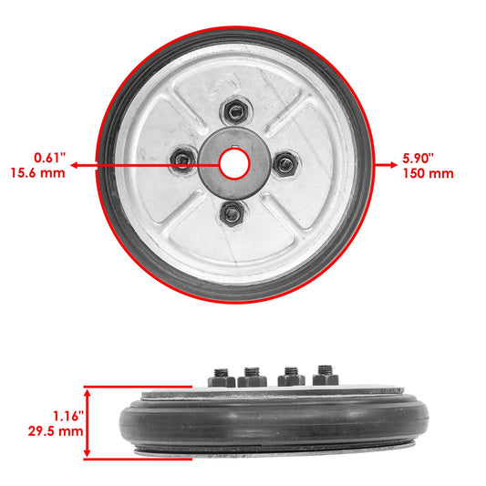 7600208YP Clutch Drive Disc For Briggs & Stratton Murray Simplicity Snapper