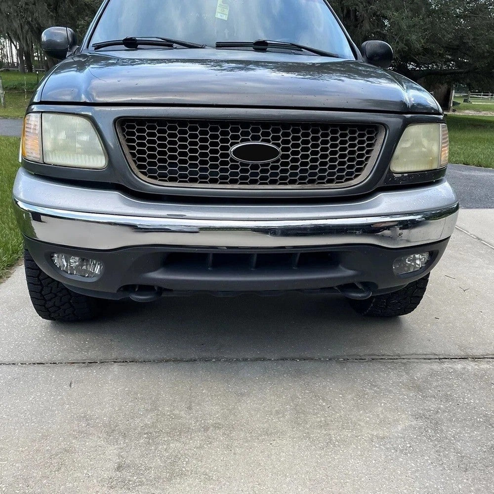 LH & RH Clear Fog Lights Driving Bumper Lamp For Ford F-150 F-250 1999-2003 2004
