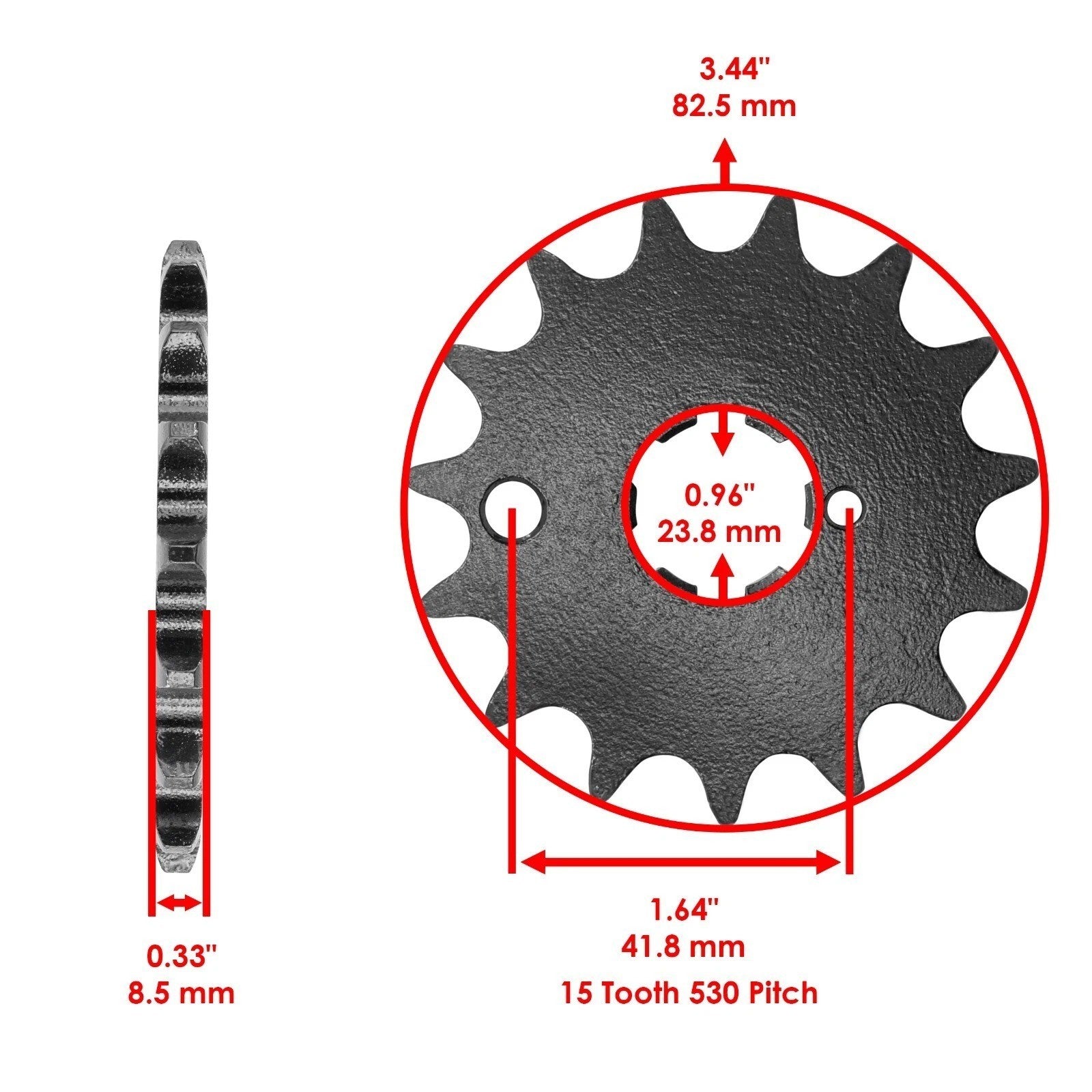 Celox Drive Chain & Sprocket Kit for Kawasaki KZ440 Ltd 440 1980-1985