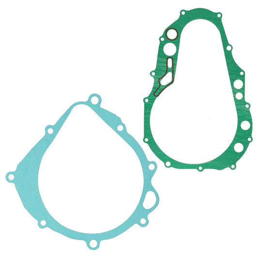 Caltric Stator and Clutch Cover Gasket For Kawasaki KFX400 KSF400 2003-2006