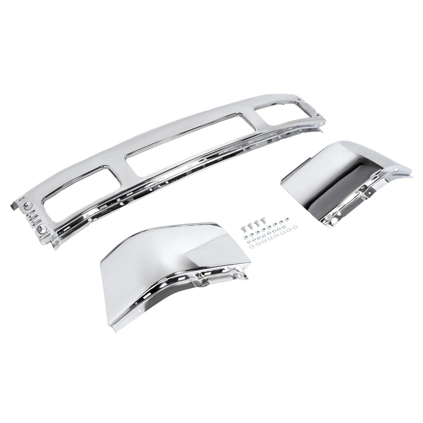 Chrome Front Bumper Face Bar For Ford Excursion F250 F350 Super Duty 2005-2007