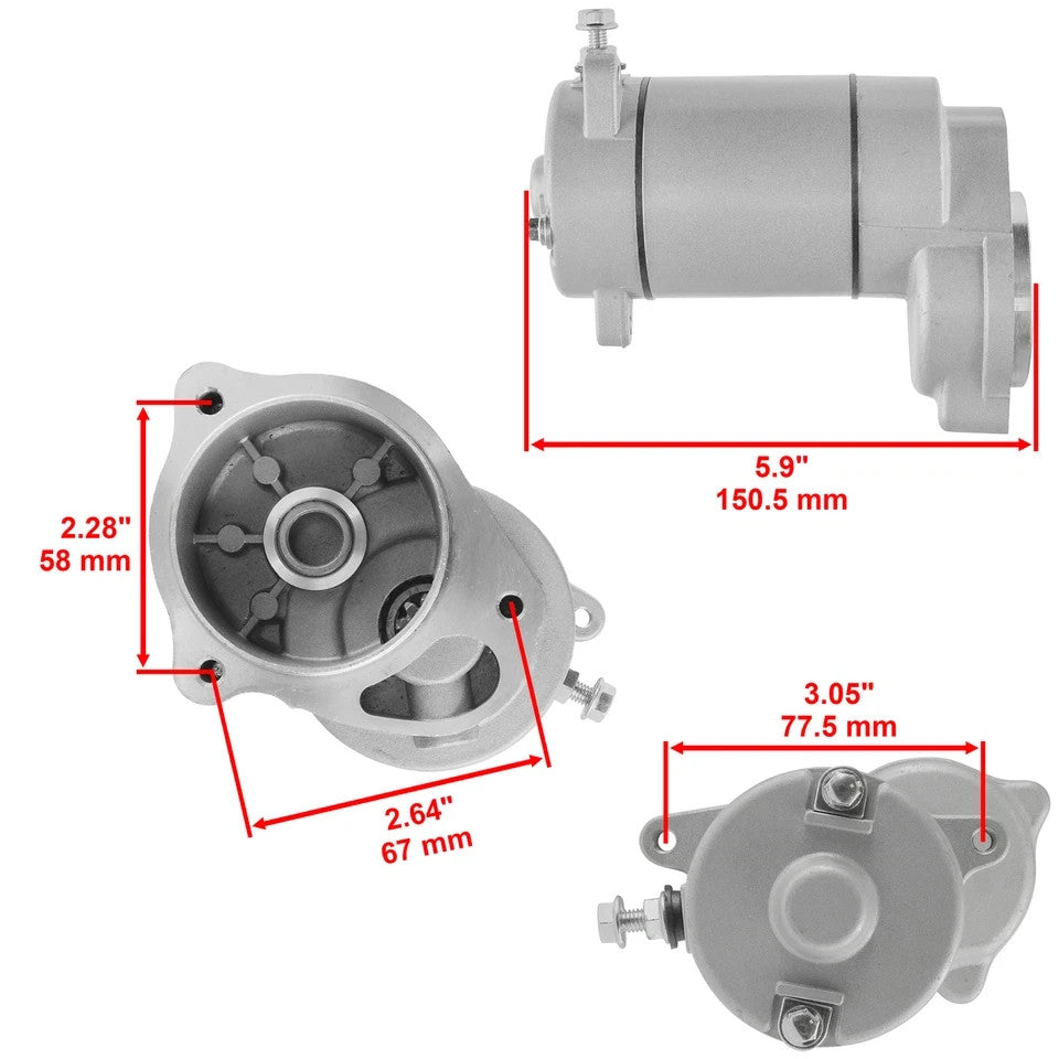 Starter & Relay Solenoid for Polaris Xplorer 300 4X4 1995 1996 1997 1998 99 2000