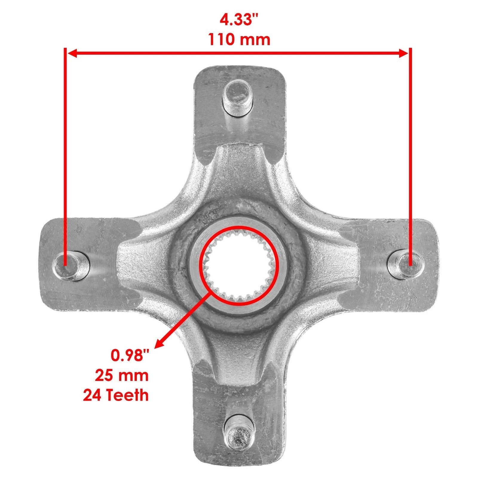 Rear Axle Shaft Wheel Hub Bearing Carrier for Honda TRX400EX Sportrax 400 99-08