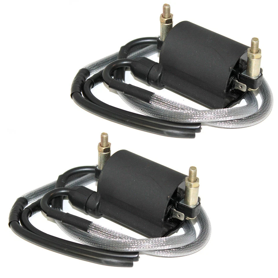 Front & Rear Ignition Coils for Kawasaki VN1500 Vulcan 1500 Nomad 1999-2001