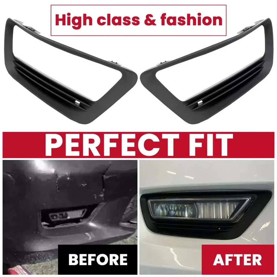For 2013 2014 2015 Honda Accord LX EX EX-L Fog Light Cover Trim Bezel Pair
