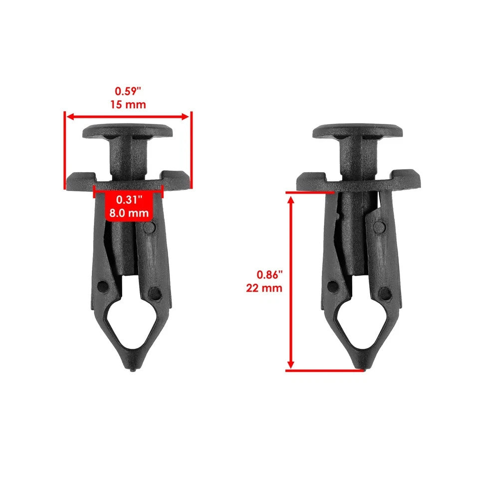 50 Fender Rivet w/ Tool for Polaris RZR 1000/ RZR XP 1000/ RZR XP 4 1000 7661855