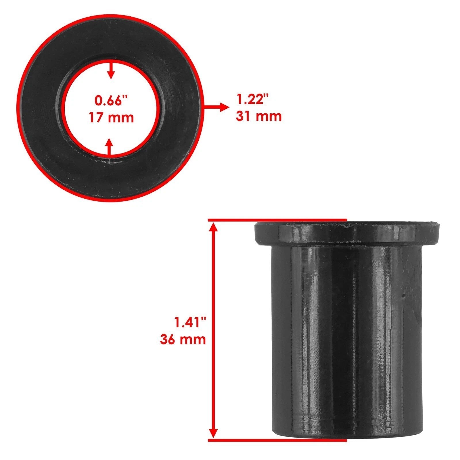 Lower Bushing Steering Shaft For Suzuki Ozark 250 LTF250 2x4 2002-2014