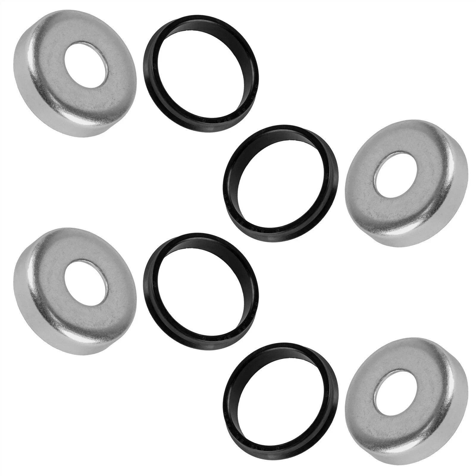 4 Sets Swing Arm Dust Seal Cap For Honda CR125R 1982 - 1988 / CR250R 1982 - 1987