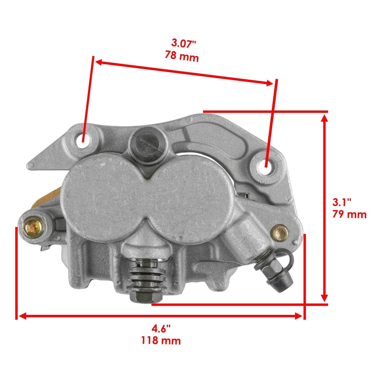 Front Brake Caliper W/Pads For Yamaha YZ125 2008-2016 / YZ450F YZ450 F 2008-2015