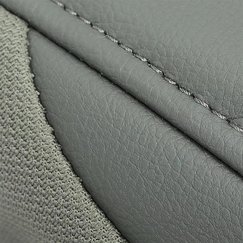 HECASA For 05-07 Jeep Grand Cherokee Front Seat Cover Driver Bottom 2-Tone Gray
