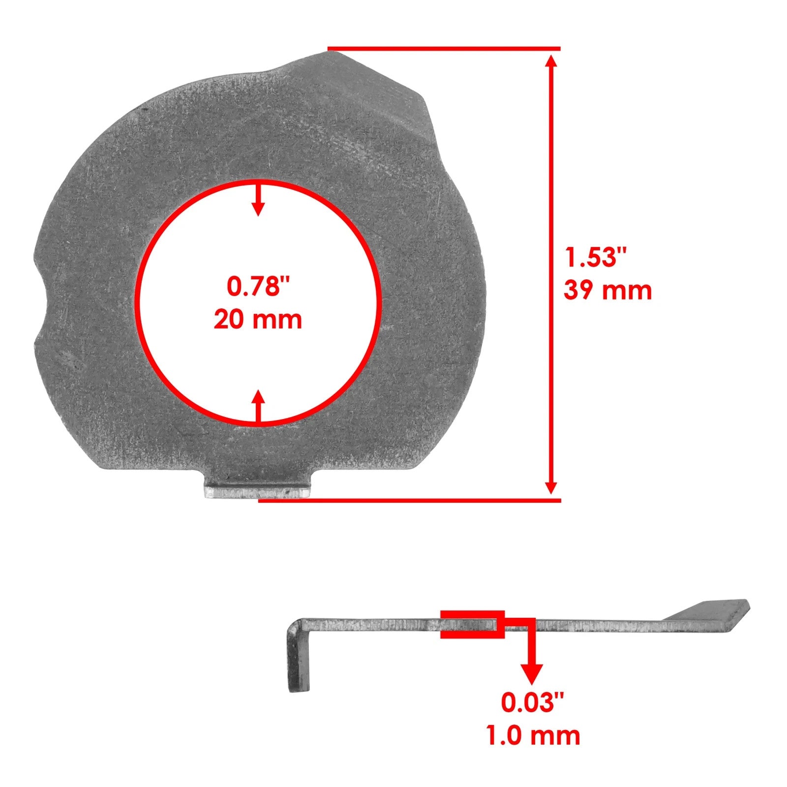 Clutch Lock Washer for Yamaha Banshee 350 YFZ350 1987-2006 / 90215-20223-00