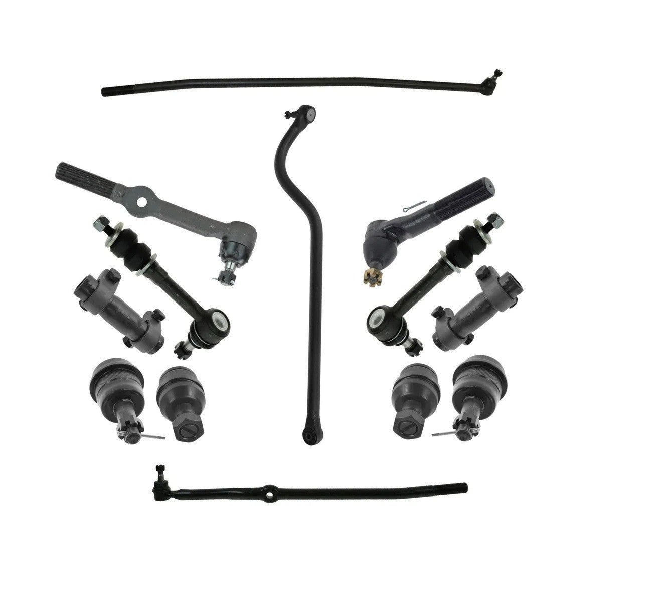 Front Steering & Suspension Kit Fits 1995-1997 Dodge Ram 1500 Ram 2500