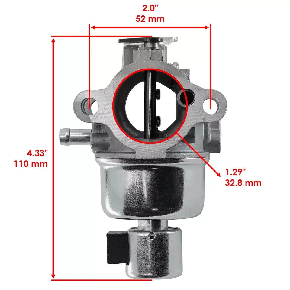 Caltric Carburetor For Kohler Courage SV591-3217 HOP 19 HP Lawn Mower 26mm Bore