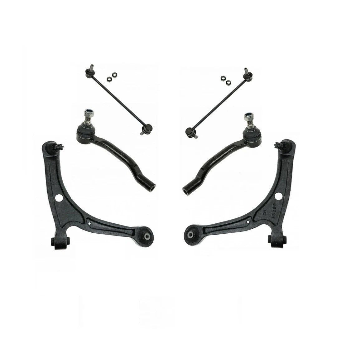 Front Control Arm Ball Joint Sway Bar Link Tie Rod Steering Suspension Kit 6pc