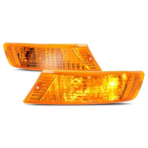 HECASA Turn Signal Lights Left & Right w/Bulbs For Jeep Liberty 05-07 55156766AE