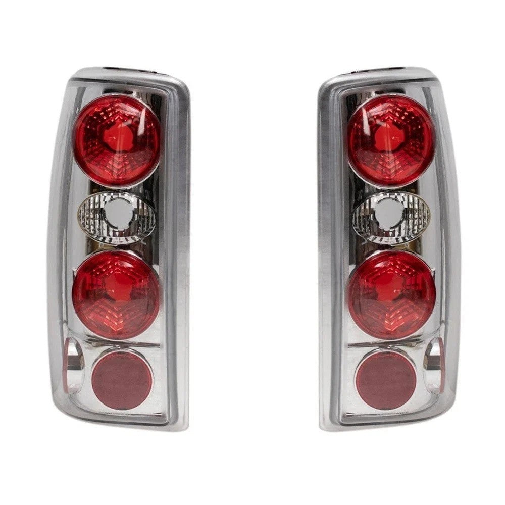Performance Tail Light Clear Lens Chrome Housing for Tahoe Suburban Yukon
