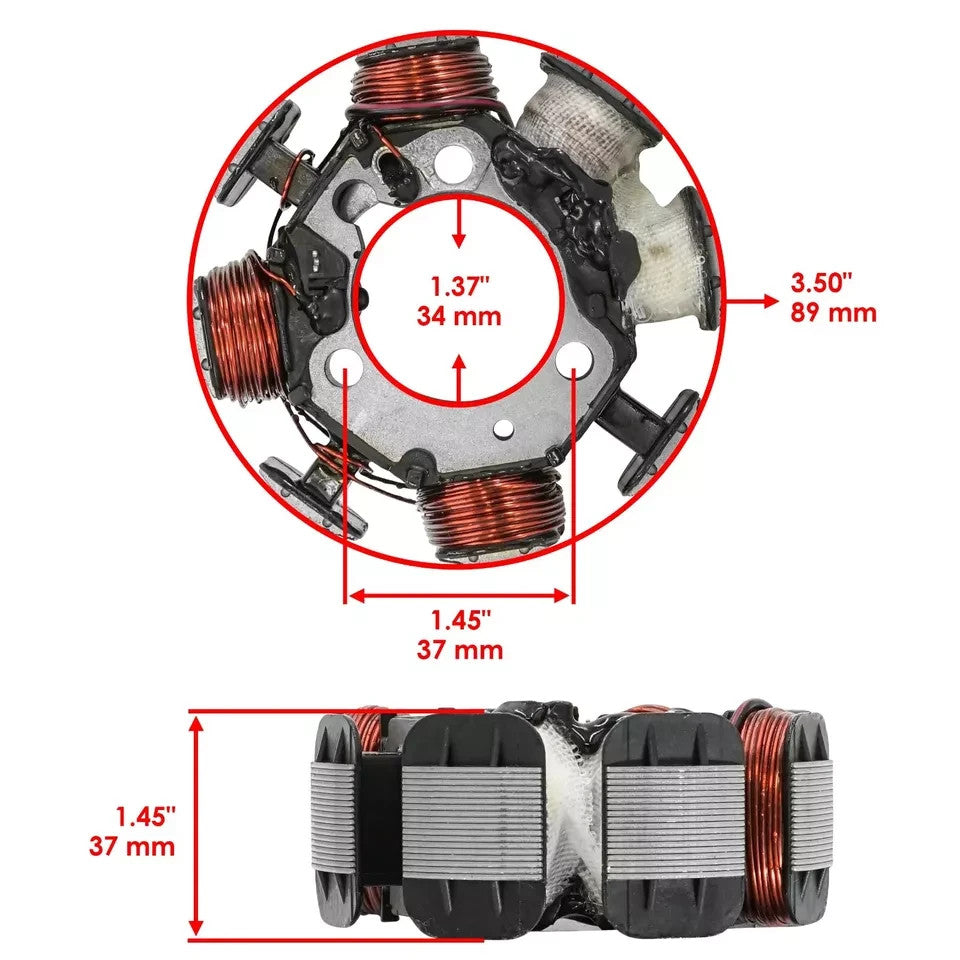 Stator for Honda CRF230F CRF 230F 2003 2004 2005 2006 2007-2017 2019 Magneto