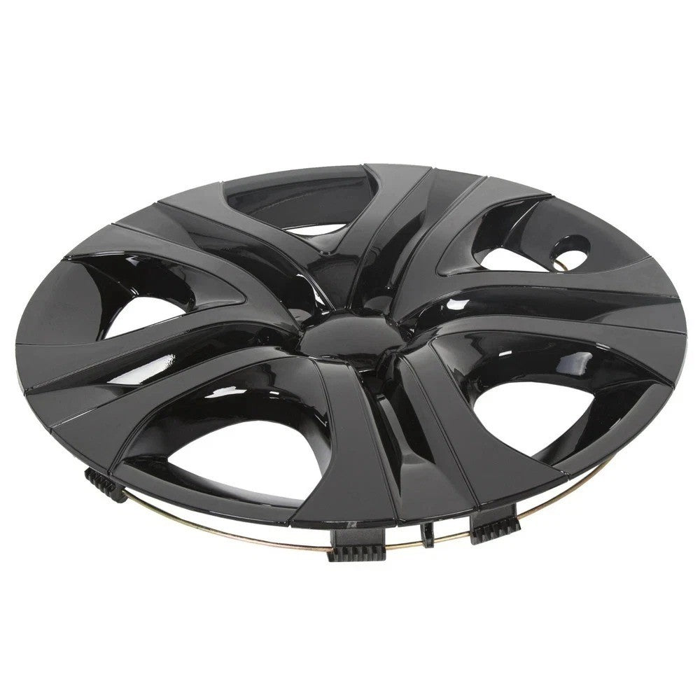 Gloss Black 17" Hub Caps Full Rim Wheel Skin Covers For Toyota Rav4 2013-2018