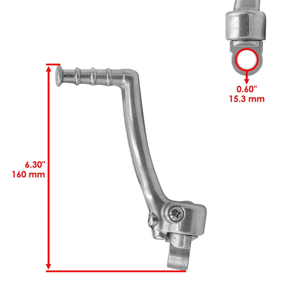 Caltric Kick Start Lever For Suzuki RM125 1989-2008  26300-36E10 26300-27C01