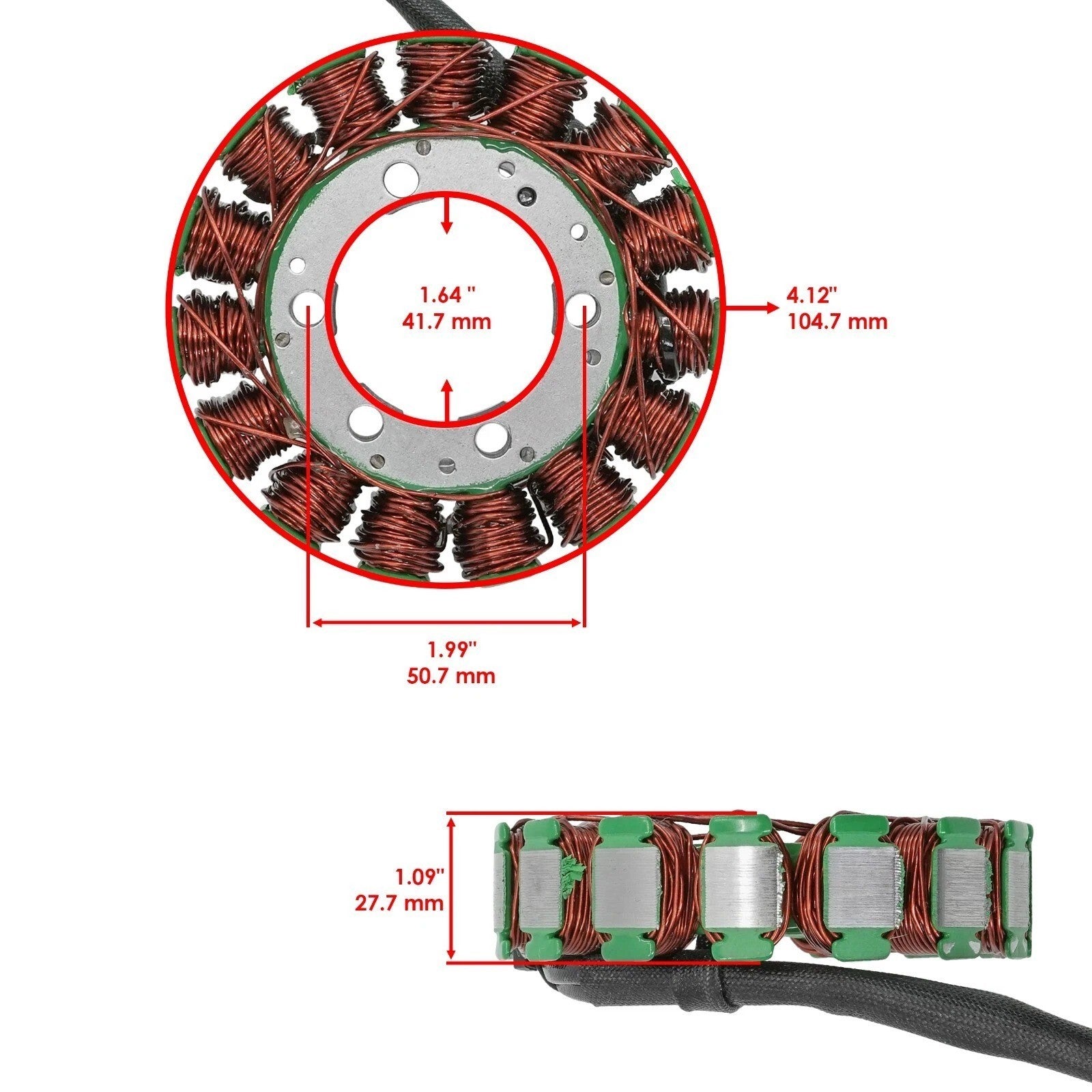 Stator and Gasket for Kawasaki Ninja ZX10R ZX-10R ZX1000 2006 2007 Magneto